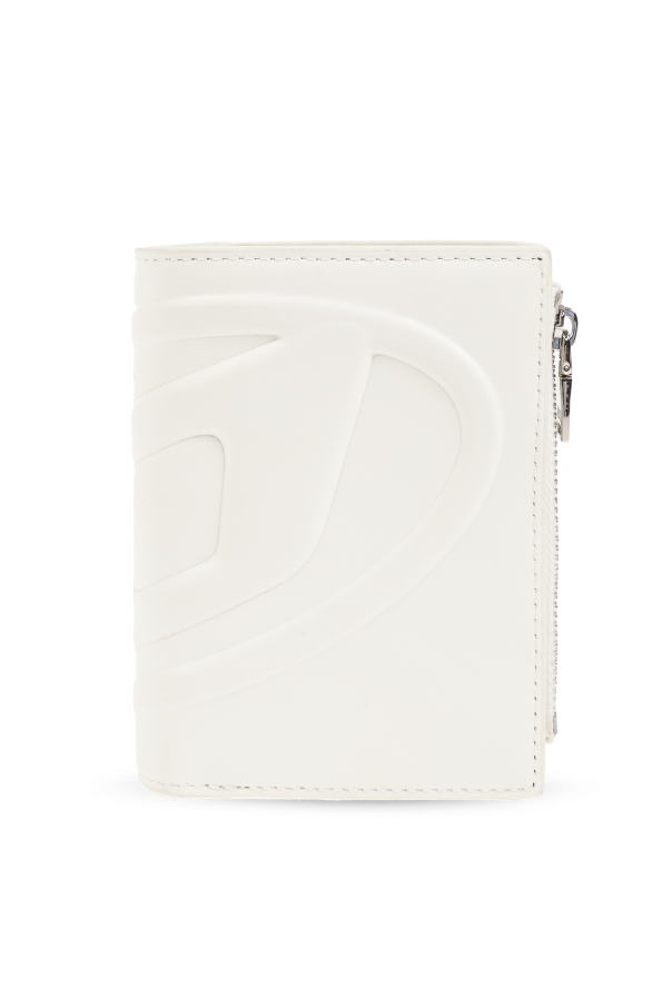 White Wallet with logo Diesel - SchaferandweinerShops Canada